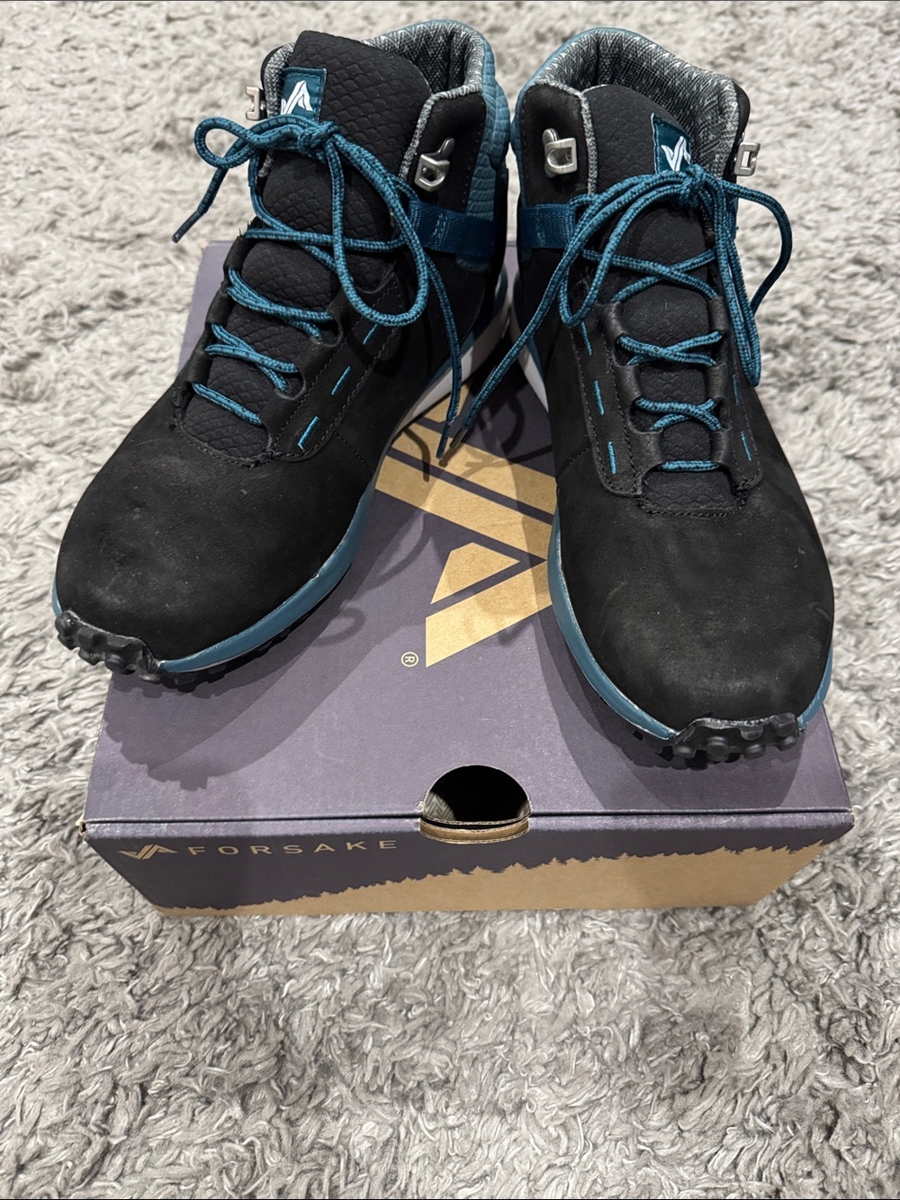 Forsake Women's Black Teal Athletic Boots